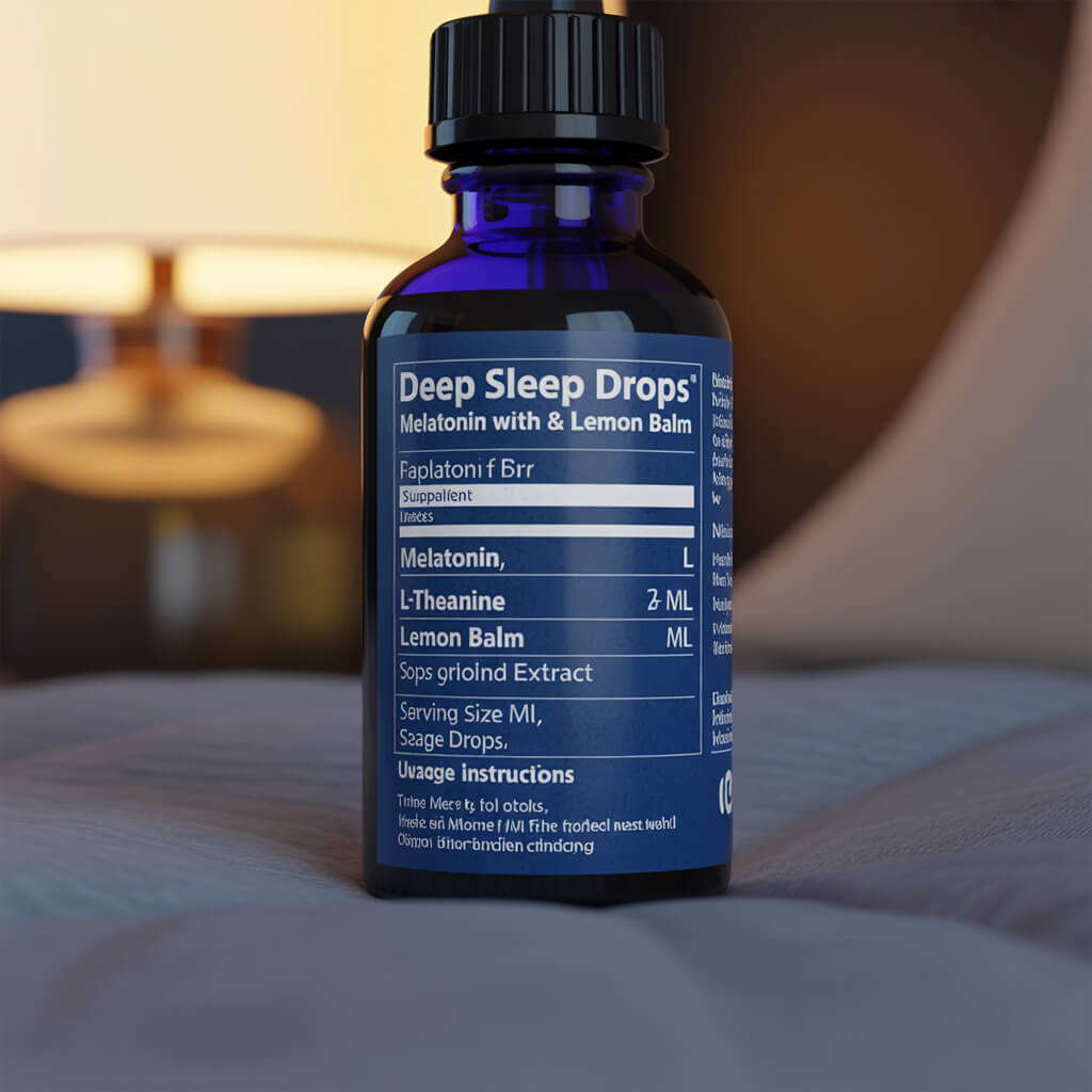 Deep Sleep Drops – Melatonin with L-Theanine & Lemon Balm - Image 2