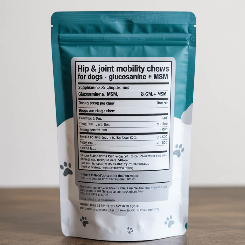Hip & Joint Mobility Chews for Dogs – Glucosamine + MSM - Image 2
