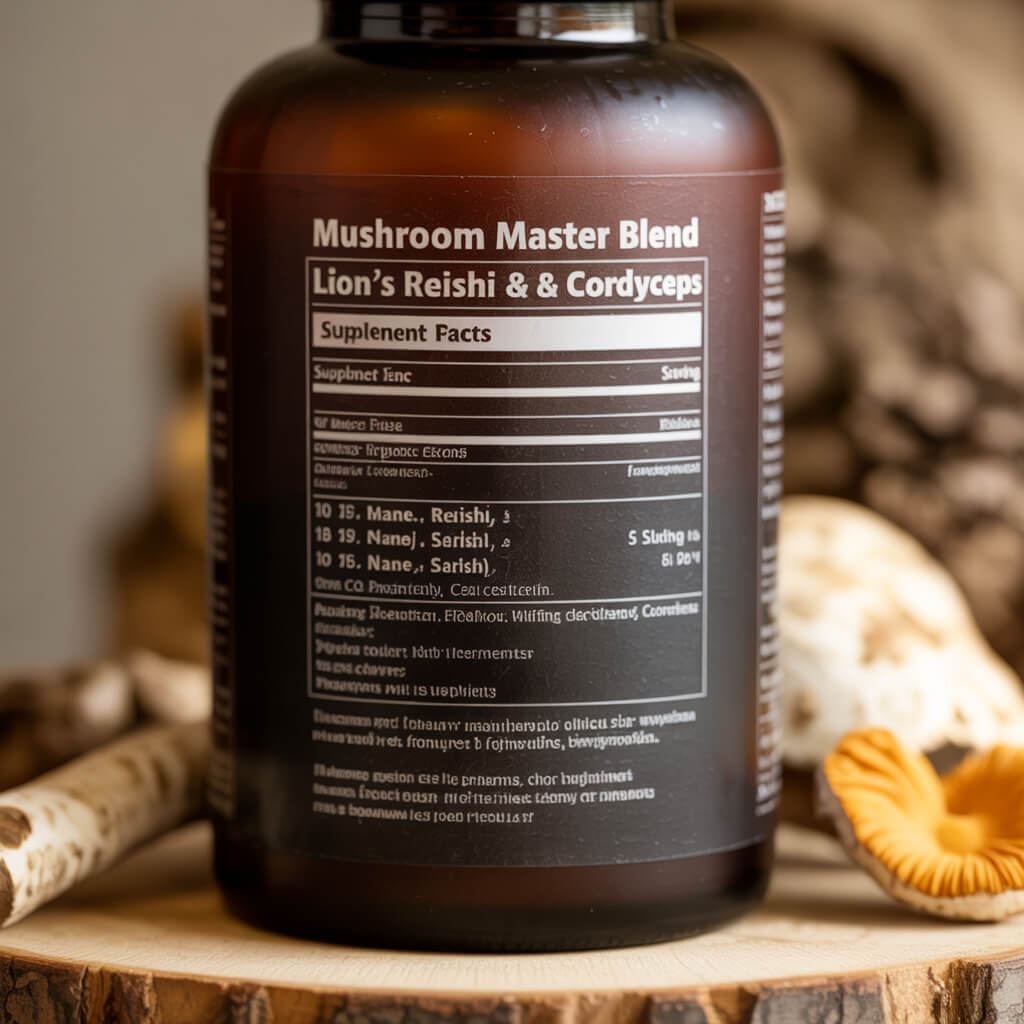 Mushroom Master Blend – Lion’s Mane, Reishi & Cordyceps - Image 2