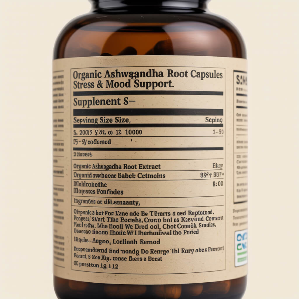 Organic Ashwagandha Root Capsules – Stress & Mood Support - Image 2